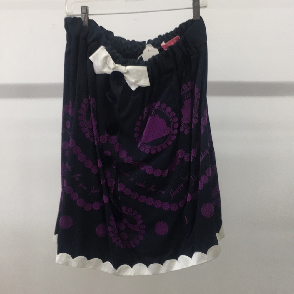Manoush Velvet Print Skirt